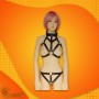 Sexy Leather Bondage Strap-Style String Body Harness BDSM-024